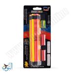 قلم رصاص مع ممحاة Orbit Black Wood