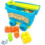 عربة مكعبات بناء 20 قطعة
