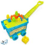 عربة مكعبات بناء 20 قطعة