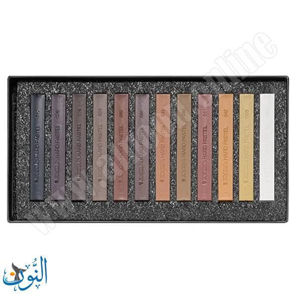 الوان باستيل بني متدرج 12 لون LYRA