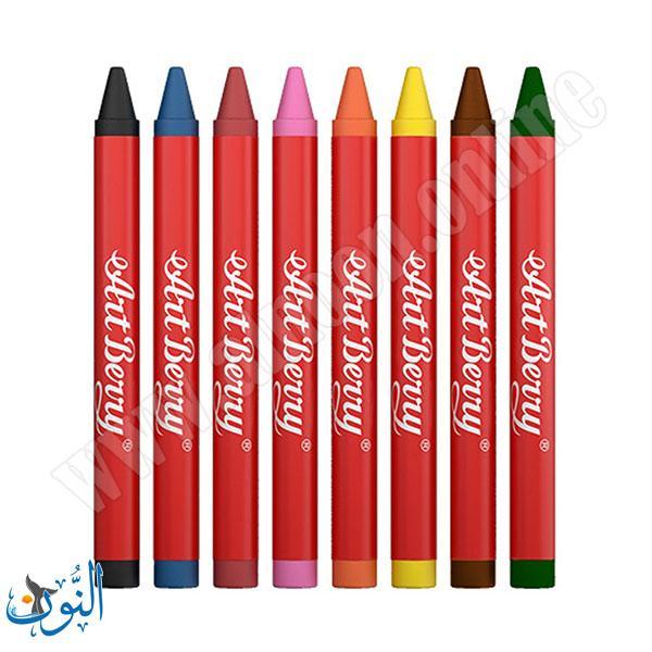 الوان شمعية 8 لون ErichKrause WAX CRAYONS