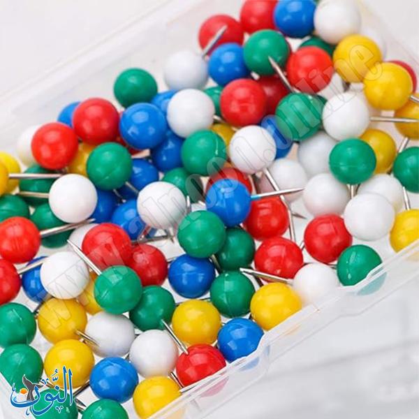 دبوس لوح راس دائري 7 ملم علبة 50 قطعة  Admiral