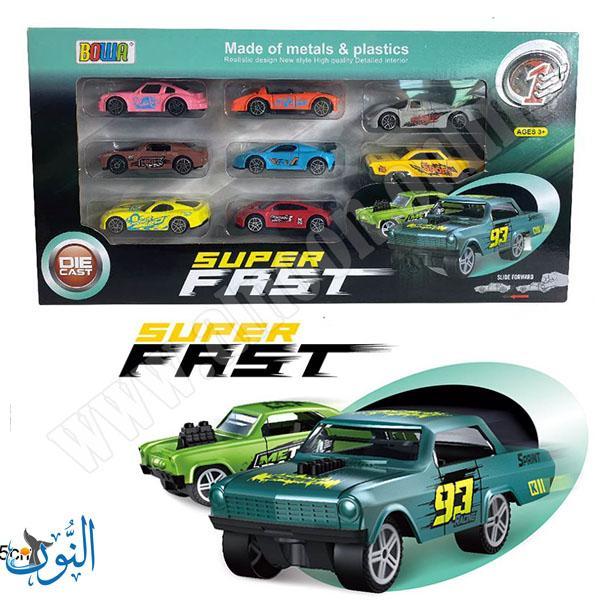 طقم 8 سيارات انزلاق BOWA