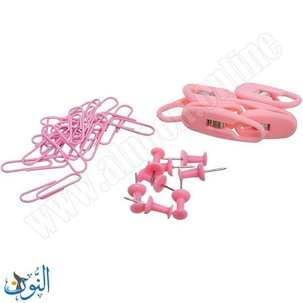 طقم مشابك و دبابيس زهري