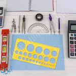 قالب هندسي دوائر