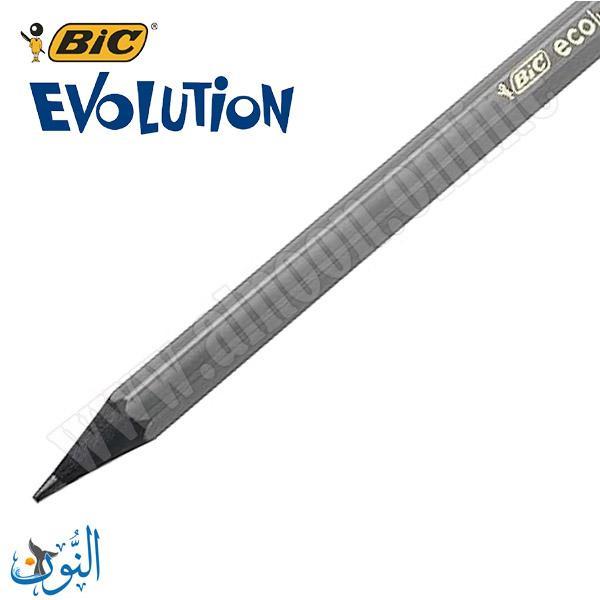 12 قلم رصاص اسود BIC Evolution Black