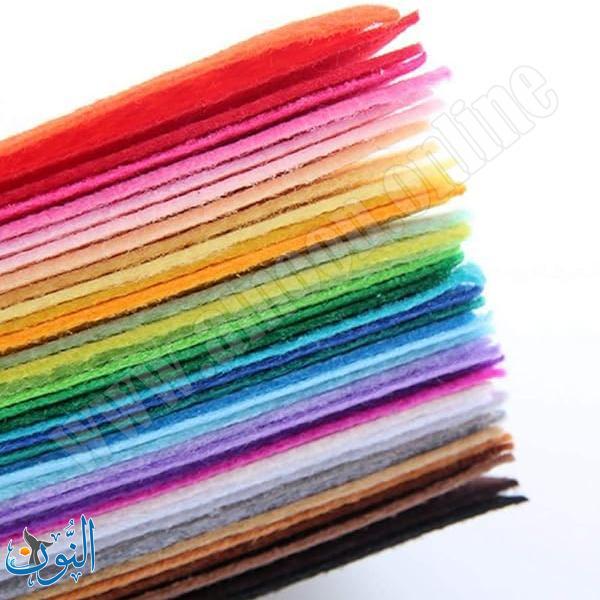 قماش لصناعة الدمى – 10 قطع ملونة – قياس A4