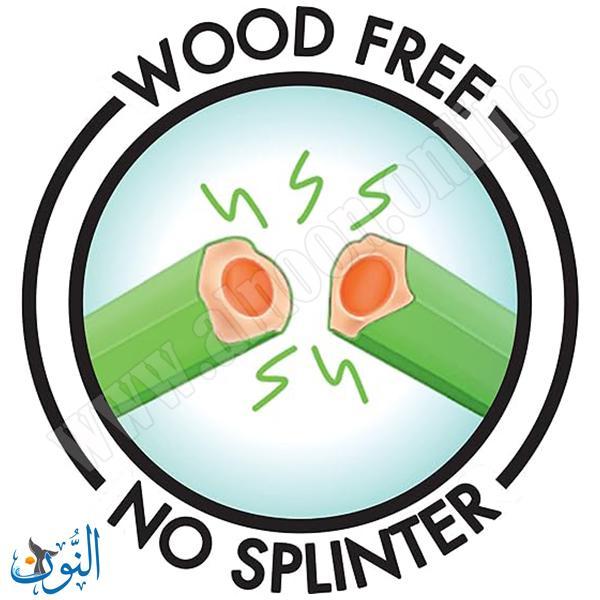 4 اقلام رصاص مع ممحاة BIC FLUO