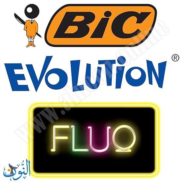 4 اقلام رصاص مع ممحاة BIC FLUO