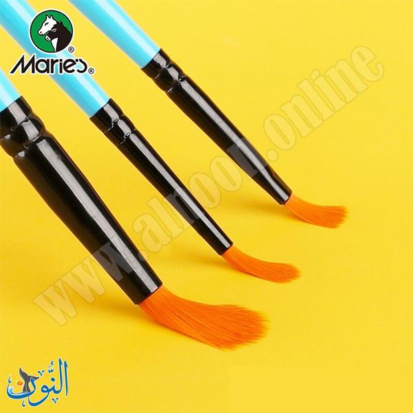 طقم 6 فراشي نايلون للطلاب و المبتدئين ماريس