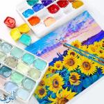 طقم ألوان غواش هلامي مركّز 24 لون عبوات 30 مل ماريس