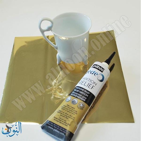 Pebeo Gédéo  مجموعة أوراق تذهيب ذهبية (25 ورقة – 14×14 سم)