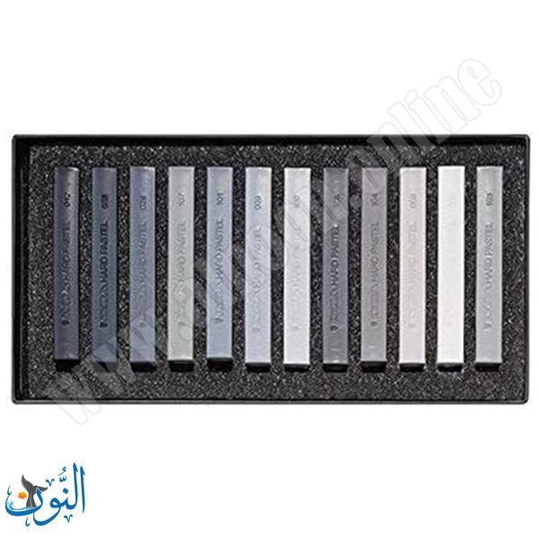 الوان باستيل رمادي متدرج 12 لون LYRA