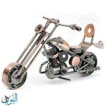 مجسم معدني شكل دراجة هارلي 16 سمر