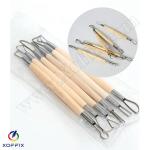 أدوات حفر صلصال 6 قطع