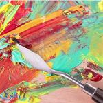 طقم سكاكين مزج الوان 5 قطع