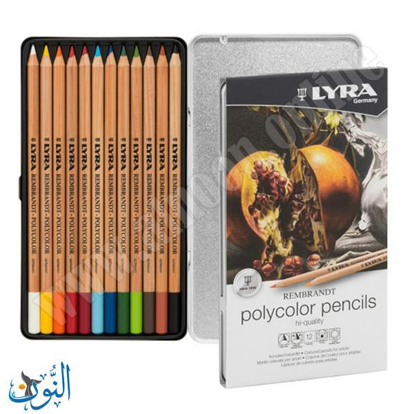 الوان  خشب 12 لون LYRA Polycolor pencils