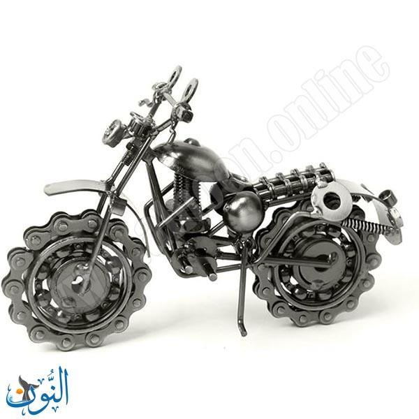 مجسم دراجة جنزير معدنية 26 سم
