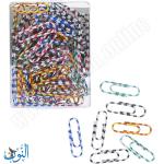 مشابك ورق ملونة 28 ملم 100 قطعة  Admiral