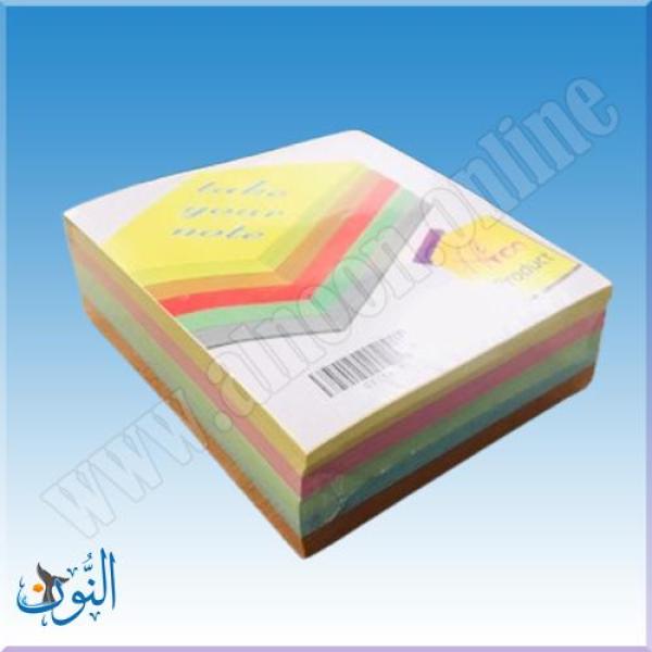 ورق ملاحظات ملون 85×85 ملم