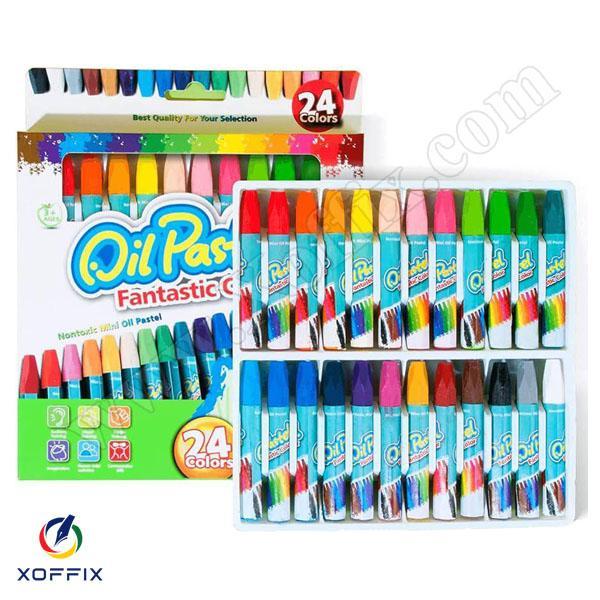 الوان شمع زيتي 24 لون Oil Pastel