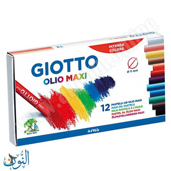 الوان باستيل 12 لون GIOTTO OLIO MAXI