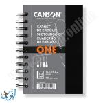 دفتر رسم سلك 100غم 80 ورقة CANSON ONE A6 10.2X15.2 cm