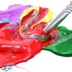 طقم ألوان اكريليك 10 لون 20 مل + فرشاة رسم pebeo studio