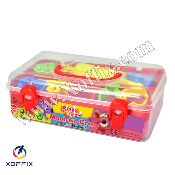 ملتينة 7 لون علبة بلاستيك 550 غم