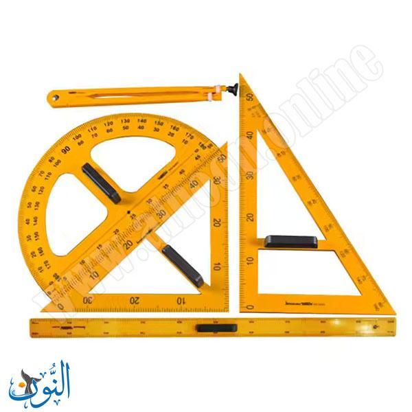 طقم هندسة لوح بلاستيك 5 قطع Tango