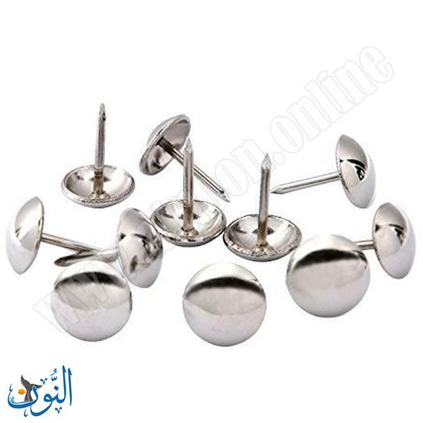 دبوس لوح فضي علبة 50 قطعة