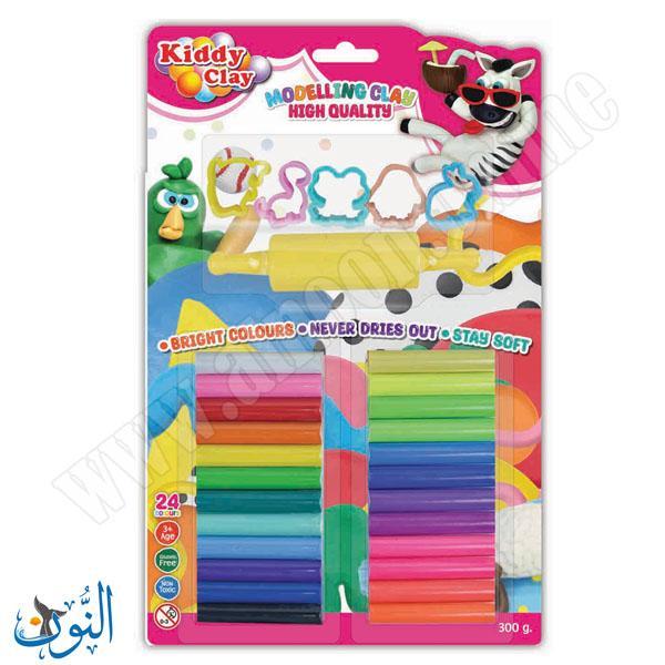 ملتينة 24 لون 300 غم مع قوالب NARA