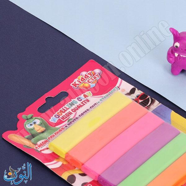 ملتينة الوان مضيئة 6 لون 60 غم NARA