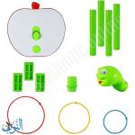 لعبة الدودة المتأرجحة والحلقات