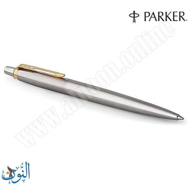 قلم حبر جاف علاقة ذهبية PARKER T BALL ST STEEL