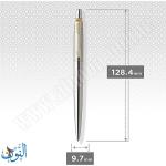 قلم حبر جاف علاقة ذهبية PARKER T BALL ST STEEL