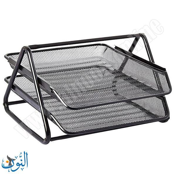 حامل مستندات معدني طبقتين