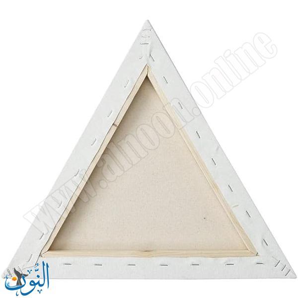 لوحة قماش للرسم شكل مثلث 40 سم قطن 100% ماريس