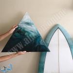 لوحة قماش للرسم شكل مثلث 40 سم قطن 100% ماريس