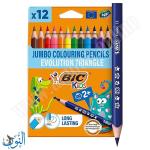 الوان خشب عملاق 12 لون BIC TRIANGLE