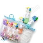 طقم 6 اقلام تحديد شكل وحيد القرن