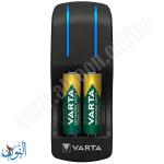 شاحن مع 4 بطاريات شحن AA VARTA POCKET CHARGER