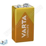 بطارية VARTA LONGLIFE 9V MN1604