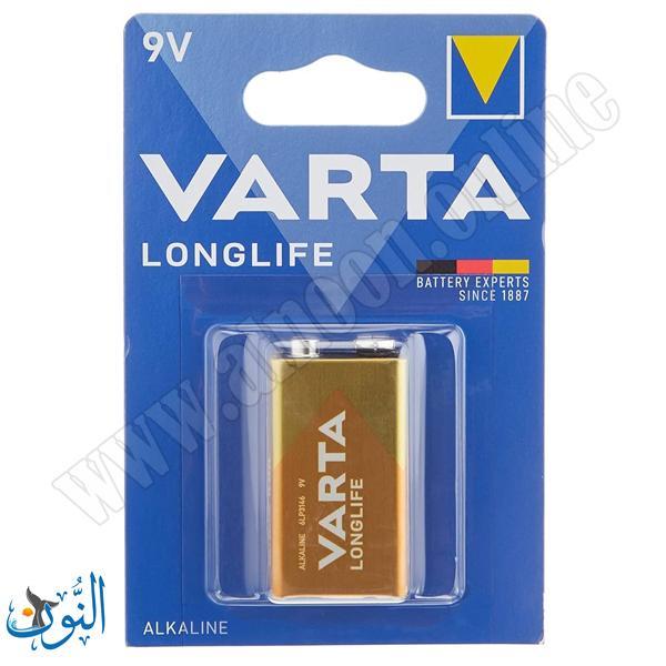 بطارية VARTA LONGLIFE 9V MN1604