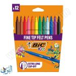 الوان فلوماستر 12 لون BIC VISA