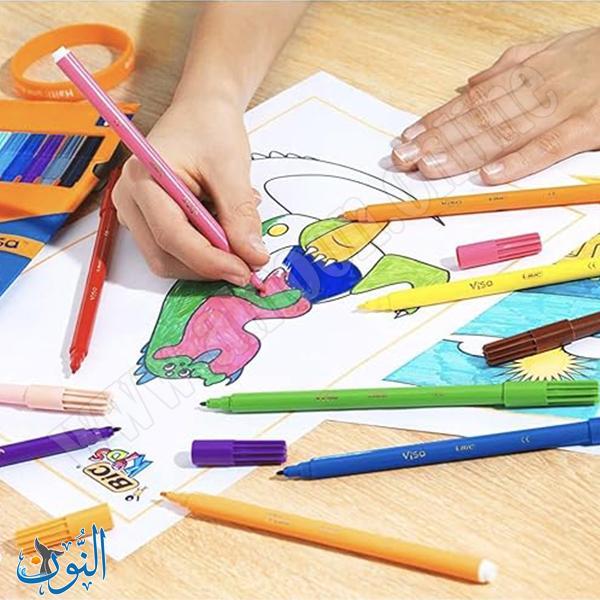 الوان فلوماستر 18 لون BIC VISA