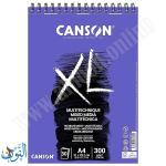 دفتر رسم 300 غم 30 ورقة CANSON XL A4