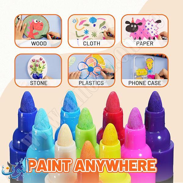 طقم اقلام اكريليك 8 لون Y.PLUS