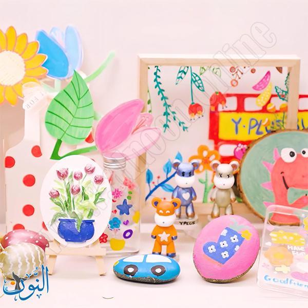 طقم اقلام اكريليك 16 لون Y.PLUS