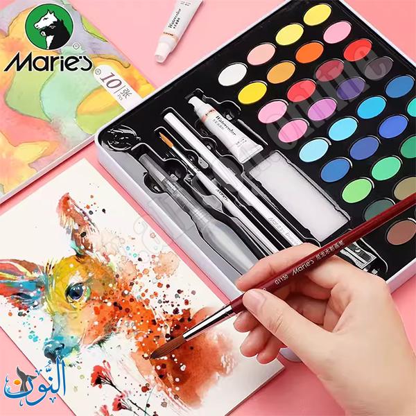 طقم فني متكامل بالألوان المائية ماريس